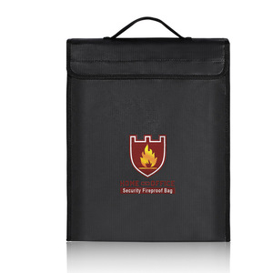 <b>Fireproof</b> Bag 38x30.5x6.5cm Double Layer High Temperature Protection Storage Security Home Office Use - Product Image 1