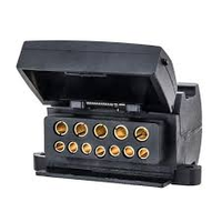 Adaptateur de lumière latérale de remorque femelle Maleanc 12 broches connecteur plat prise de remorque