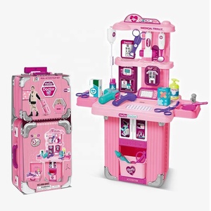 008-605C <span class=keywords><strong>Juguete</strong></span> de simulación de doctor para niños, kit médico 3 en 1, maleta con ruedas, juego de rol de <span class=keywords><strong>enfermera</strong></span> - Product Image 6