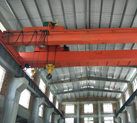 Pont roulant à crochet de style chinois de 16 tonnes, portée de 22,5 m, hauteur de levage de 18 m, origine Shandong, pour atelier
