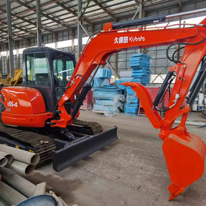 Utilisé pour U55-4 Mini pelle hydraulique sur chenilles avec moteur, boîte de vitesses, pompe et chenilles en caoutchouc d'occasion - Product Image 1