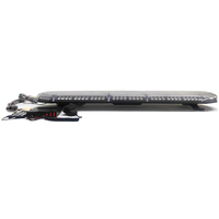 Lampu Strobo LED Bar Baru JZ TECH TBD-8700B- 1.2m Dua Warna Berkedip 12V/12-24VDC Ukuran Penuh Aksesoris Sirine Speaker Mobil