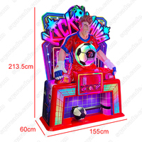 Machine de jeu de football, de soccer et de boxe électronique à pièces pour adultes, Ultimate Big Punch Kicker, jeu de puissance du pied