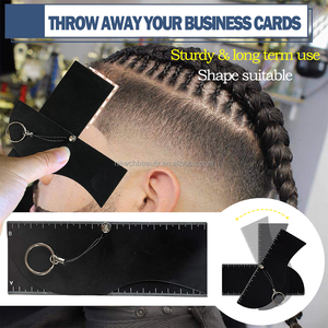 Regla de Mapeo de <span class=keywords><strong>Cejas</strong></span> Giratoria Portátil para Tatuajes, Tarjeta de Medición para Recortar el Cabello y la Barba, Plantilla de Diseño, Kit de Peluquerí<span class=keywords><strong>a</strong></span> Profesional - Product Image 1