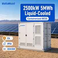 Sistem Penyimpanan Energi Kustom 1-5MWh Berpendingin Cairan dengan Daya & Kapasitas Variabel, Kontainer Penyimpanan Energi BESS untuk Kontraktor EPC