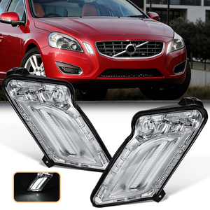 Doppio paraurti anteriore Luce di nebbia alogena DRL Luce di guida Honda CRV CR-V 2010 2011 H11 Lampada gialla - Product Image 1