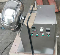 Dragée Praline Noix Sucre Pulvérisateur Caramel Spray Petite Machine à Enduire le Popcorn pour Arachide Noix dans le Chocolat