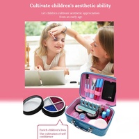 Ensemble de beauté lavable à faire soi-même, jouets d'imitation pour filles, trousse de maquillage, princesse, maquillage, jouet de maquillage pour enfants avec accessoires de déguisement
