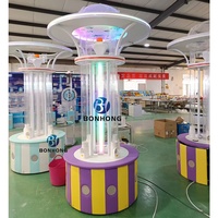 Bonhong Top Qualité Boule Sensorielle Fontaine à Balle Piscine Jouer Machine Jeu de Pulvérisation de Balle pour Enfants Aire de Jeux Intérieure