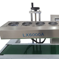Scelleuse automatique à induction électromagnétique LX-6000A, machine de scellage électrique pour joints en aluminium pour l'emballage des canettes