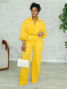 PASUXI Abbigliamento Invernale da <span class=keywords><strong>Donna</strong></span>, Giacca a Maniche Lunghe con Blocchi di Colore Personalizzati, Tuta Sportiva alla Moda in <span class=keywords><strong>Due</strong></span> <span class=keywords><strong>Pezzi</strong></span>, <span class=keywords><strong>Set</strong></span> di Abbigliamento Femminile - Product Image 6
