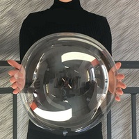 Ballons transparents pour cérémonie, 2022 pièces, flash lumineux, vente en gros, bobo, avec ficelle collante