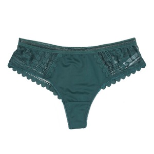 Wholesale Women Geometric Mesh Lace Brief Panties Scalloped Edge <b>Sheer</b> Back Sexy Ladies Underwear Intimate <b>Lingerie</b> OEM ODM - Product Image 5