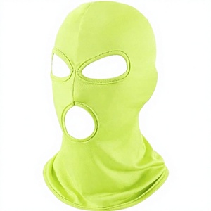 Pasamontañas Unisex Verde Lima, Transpirable, Impermeable, de Spandex y Poliéster, Color Sólido, para Actividades al Aire Libre, Casual, para Adultos - Product Image 1