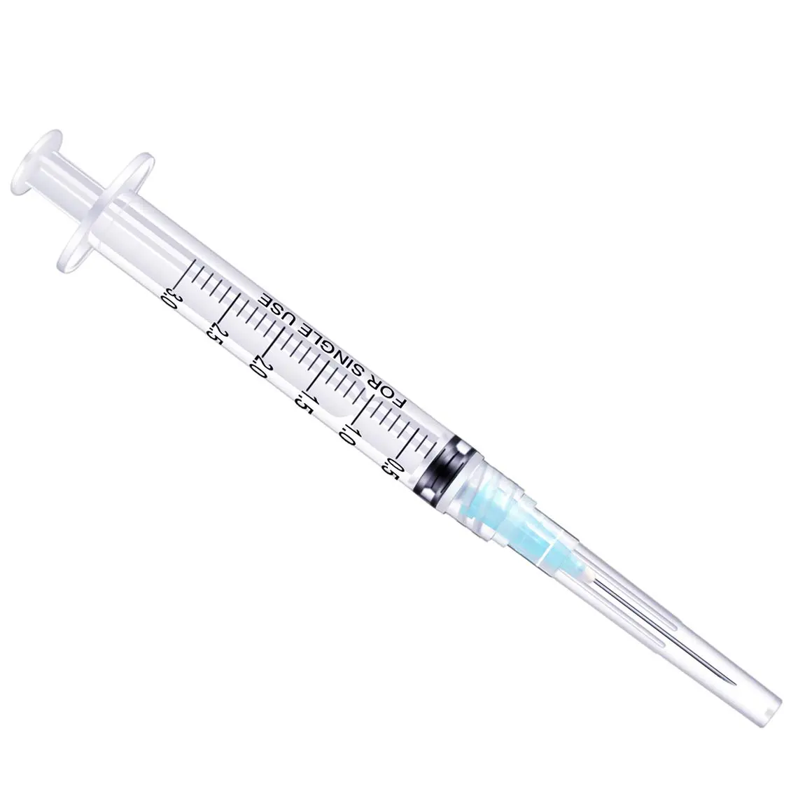 Porte-seringue médical en plastique jetable, 10 pièces, 2cc, vétérinaire