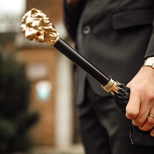 Luxury Fashion Horse Custom Handle Automatic Fold <b>Umbrella</b> Stick Animal Handle <b>Umbrella</b> with Head Handle - Product Image 4