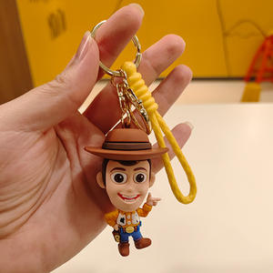 Llavero de PVC 3D de dibujos animados y anime, colgante de plástico para llaves de coche, colgante para bolso y colgante de muñeca, venta al por mayor - Product Image 3