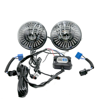 Phare LED RGB ADT Chasing 7 pouces 9 pouces, contrôle par application, étanche, projecteur en verre, phare LED RGB