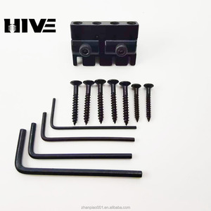 Accessorio per Basso Elettrico - Ponte Senza Testa a 4 Corde per Accordatura - Ponte per Basso Senza Testa a 4 Corde - Nero - Product Image 6
