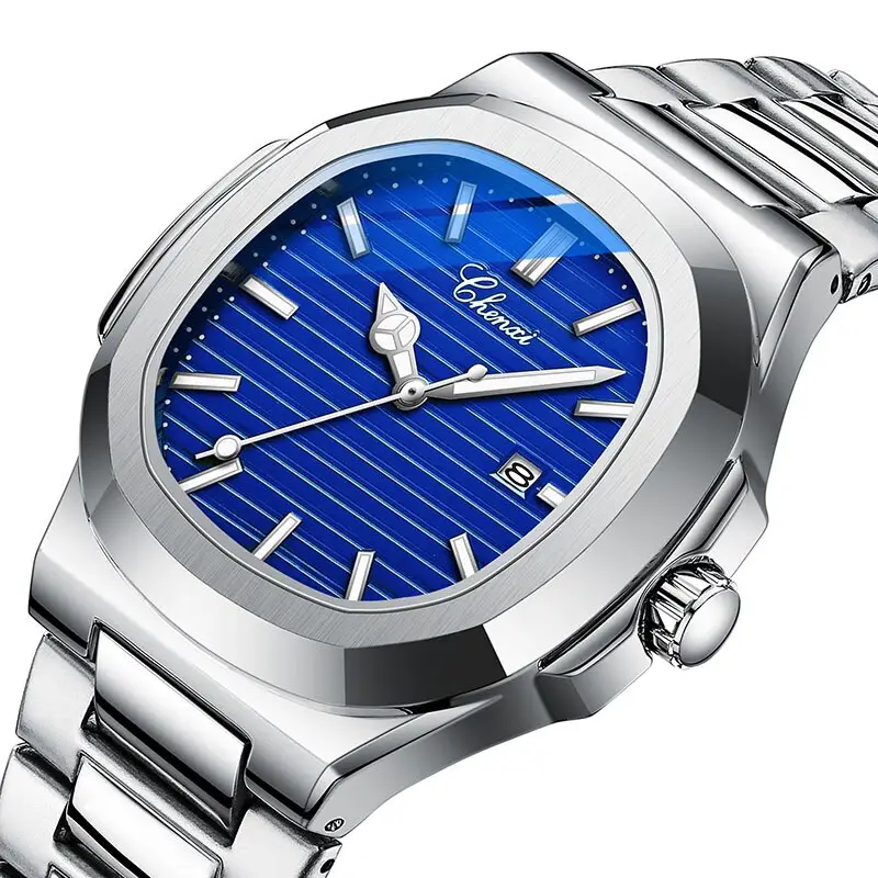 CHENXI 8222 2024 New Men's Watches Business Top Luxury Brand Quartz Men Watch Stainless Steel Waterproof Luminous Wristwatch