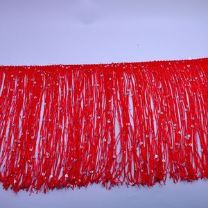 Nhiều màu sắc 20cm độ dày sáng bóng độ kín paillette <span class=keywords><strong>Sequins</strong></span> sáng bóng tua rìa cho phụ kiện may mặc - Product Image 6