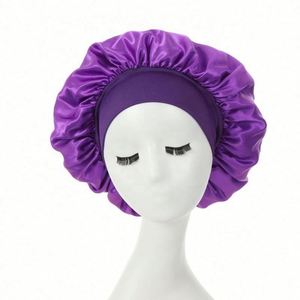 Bonnet de nuit en satin doux et coloré, ajustable, pour femmes, idéal pour le sport et les affaires, toutes saisons, vente en gros - Product Image 6