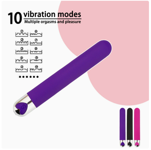 Juguetes Sexuales para Mujeres, Vibrador de Silicona en Forma de Corazón, Recargable por USB, 10 Velocidades, Resistente al Agua, Lubricado y Ecológico - Product Image 4