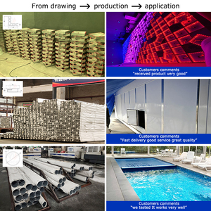 <span class=keywords><strong>Profilé</strong></span> coulissant à double canal <span class=keywords><strong>en</strong></span> alliage d'<span class=keywords><strong>aluminium</strong></span> extrudé pour mur de verre Service de coupe personnalisable Fabriqué <span class=keywords><strong>en</strong></span> Chine - Product Image 2