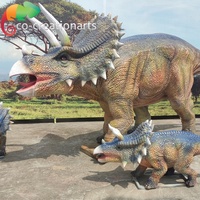 Œuf de dinosaure interactif en fibre de verre pour parcs à thème, permettant de prendre des photos