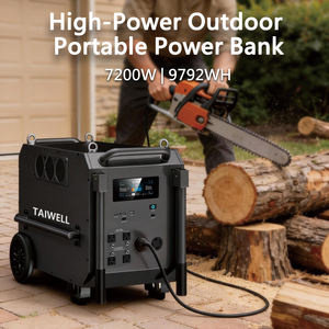 Générateurs solaires robustes pour usage domestique en cas d'urgence, station d'alimentation à usage intérieur, capacité maximale 9792 Wh - Product Image 3