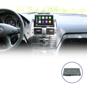 Interfaz inalámbrica Apple Carplay para Mercedes W204, NTG4.0, Android, Auto Mirroring, carplay, caja inteligente, 2007-2011