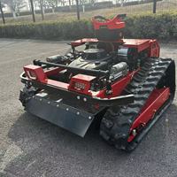 Tondeuse à gazon industrielle professionnelle robuste à chenilles télécommandée chinoise