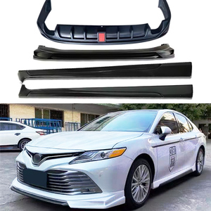 2018-2021 for for LE Style Car Body <b>Kit</b> ABS Plastic Front Bumper Lip Rear Diffuser Lip Side Skirts-New Condition - Product Image 2