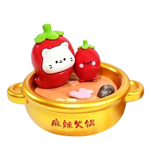 ยู โม ดีลิเชียส ฟู้ด บลายด์ บ็อกซ์ ฟิกเกอร์เรซิ่นรูปสัตว์จิ๋ว ของสะสมสำหรับตกแต่งบ้านและโต๊ะทำงาน ของขวัญ - Product Image 5