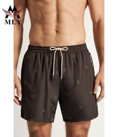 Pantalons de plage à séchage rapide pour hommes MLY, maillots de bain à double couche avec doublure respirante, shorts de surf pour la plage ou le surf