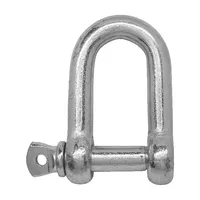 Stainless Steel Mini D Shaped Bow Shackle 3mm Silver Color Marine grade