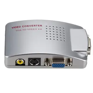 محول فيديو VGA إلى AV, يدعم الكمبيوتر عالي الدقة إلى تلفزيون VGA إلى BNC محول الكمبيوتر إلى التلفزيون