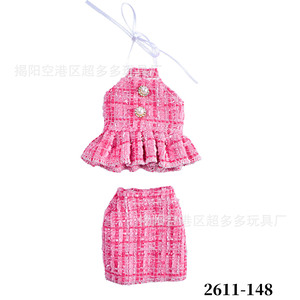 Nuevo Conjunto <span class=keywords><strong>de</strong></span> <span class=keywords><strong>Ropa</strong></span> para <span class=keywords><strong>Muñecas</strong></span> Unisex <span class=keywords><strong>de</strong></span> 30 cm/11 Pulgadas, Estilo Elegante Inspirado en Celebridades, Abrigo y Falda - Product Image 6