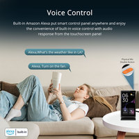 Zemismart 5 pouces multi-fonctionnel écran tactile panneau de commande intelligent Alexa Zigbee Hub Tuya construit travail App Bar produits pour la maison intelligente