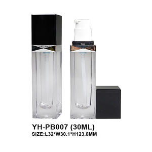 Tête de pompe de bouteille de lotion de couleur d'injection de PETG de 20/30ml, emballage vide de crème de lotion cosmétique de soin de la peau - Product Image 3