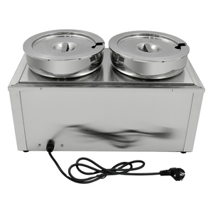 Offerta di Liquidazione: Design a Doppia Bottiglia e 30-85 ° Scaldavivande Elettrico Professionale a Temperatura Controllata per Servizio Catering - Product Image 3