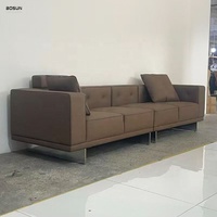 Ensemble de canapés de luxe Chesterfield en cuir PU, fauteuil inclinable moderne pour bureau, salon, style moderne, pour usage domestique