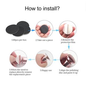 Râpe électrique personnalisée avec logo pour les pieds, éliminateur de callosités, outils de pédicure, éliminateur de peaux mortes, outil de soin des pieds - Product Image 6