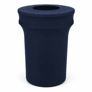 Custom Color Trash Can Cover Stretch Fabric Waste Bin Cover for Event Rental Collections and Venue Styling - Product Image 1
