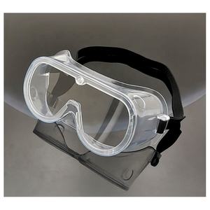 防塵耐衝撃性アイプロテクション安全ゴーグル弾性バンド付き快適な着用 - Product Image 3
