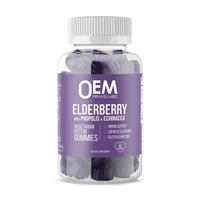 Label pribadi cuka sari apel Gummy lumut laut Elderberry Cranberry wagandha Gummies Vitamin Biotin kolagen Gummies