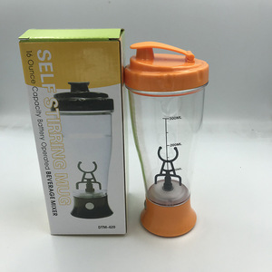 Shaker à protéines anti-fuite, gobelet mélangeur électrique, bouteille de sport, bouteille de voyage, bouteille de camping, en plastique PP. - Product Image 4