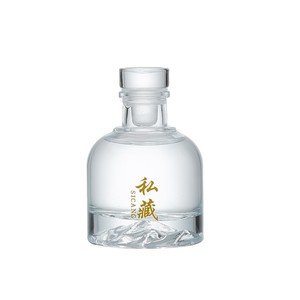 Bouteilles en verre plates uniques de 100 ml pour rhum, vodka, jus, <span class=keywords><strong>tequila</strong></span>, brandy, avec bouchon en liège et sérigraphie, pour cosmétiques - Product Image 1