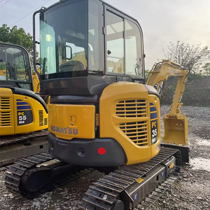 รถขุดขนาดเล็ก 3.5 ตัน สภาพดี ใช้งานได้ รถขุดตีนตะขาบขนาดเล็ก Komatsu PC35MR มือสอง ของแท้ รุ่น pc50 pc55 - Product Image 5