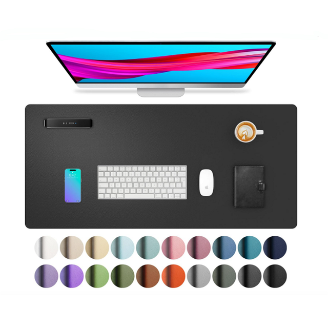 Non-Slip PU Leather Desk Pad Waterproof Office Desk Mat Large Mouse Pad Desk Writing Pad for Office and Home